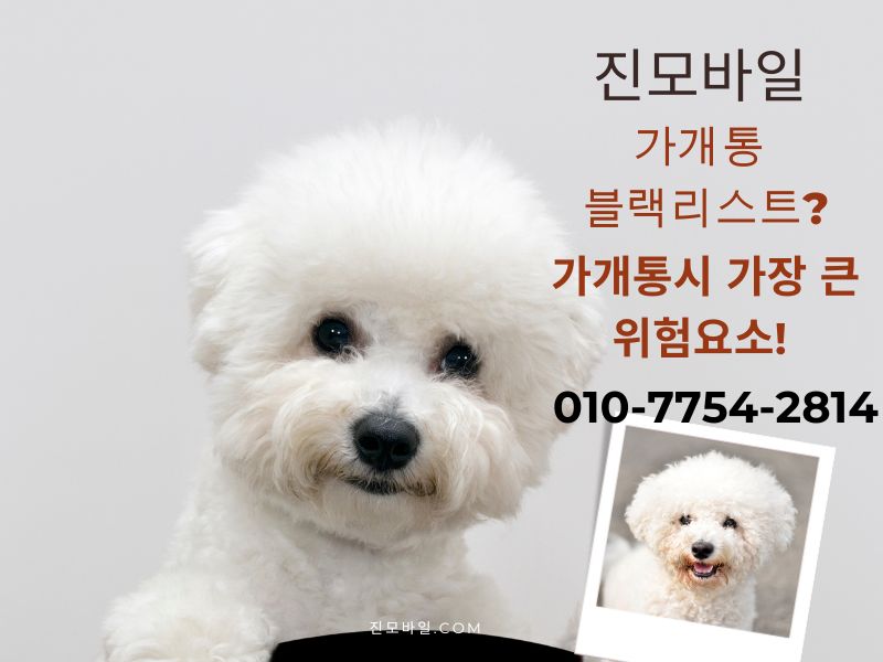 가개통 블랙리스트 이미지