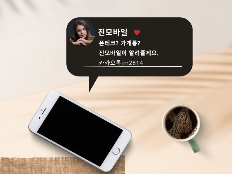 폰테크 가개통 알려주는 이미지